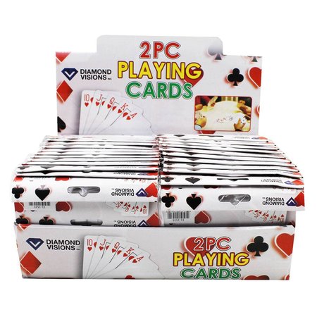 Diamond Visions Playing Cards Plastic Assorted 11-1535